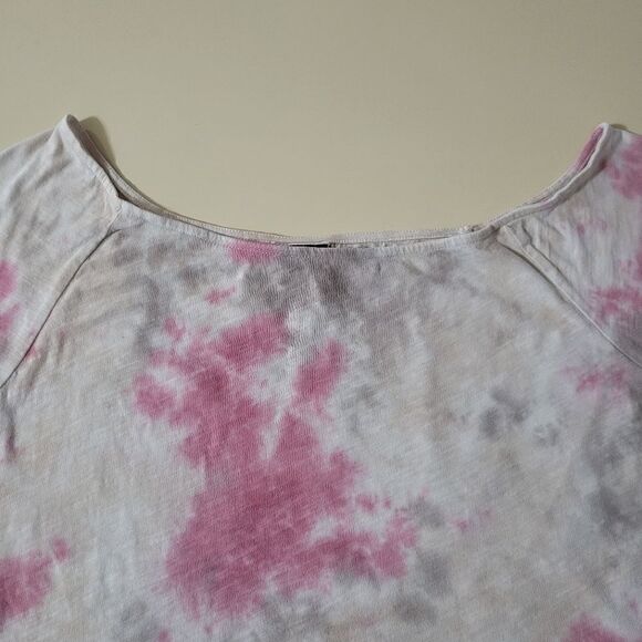 Torrid Women's Tie Dye Off-Shoulder Short Sleeve Pullover Top - Picture 10 of 14